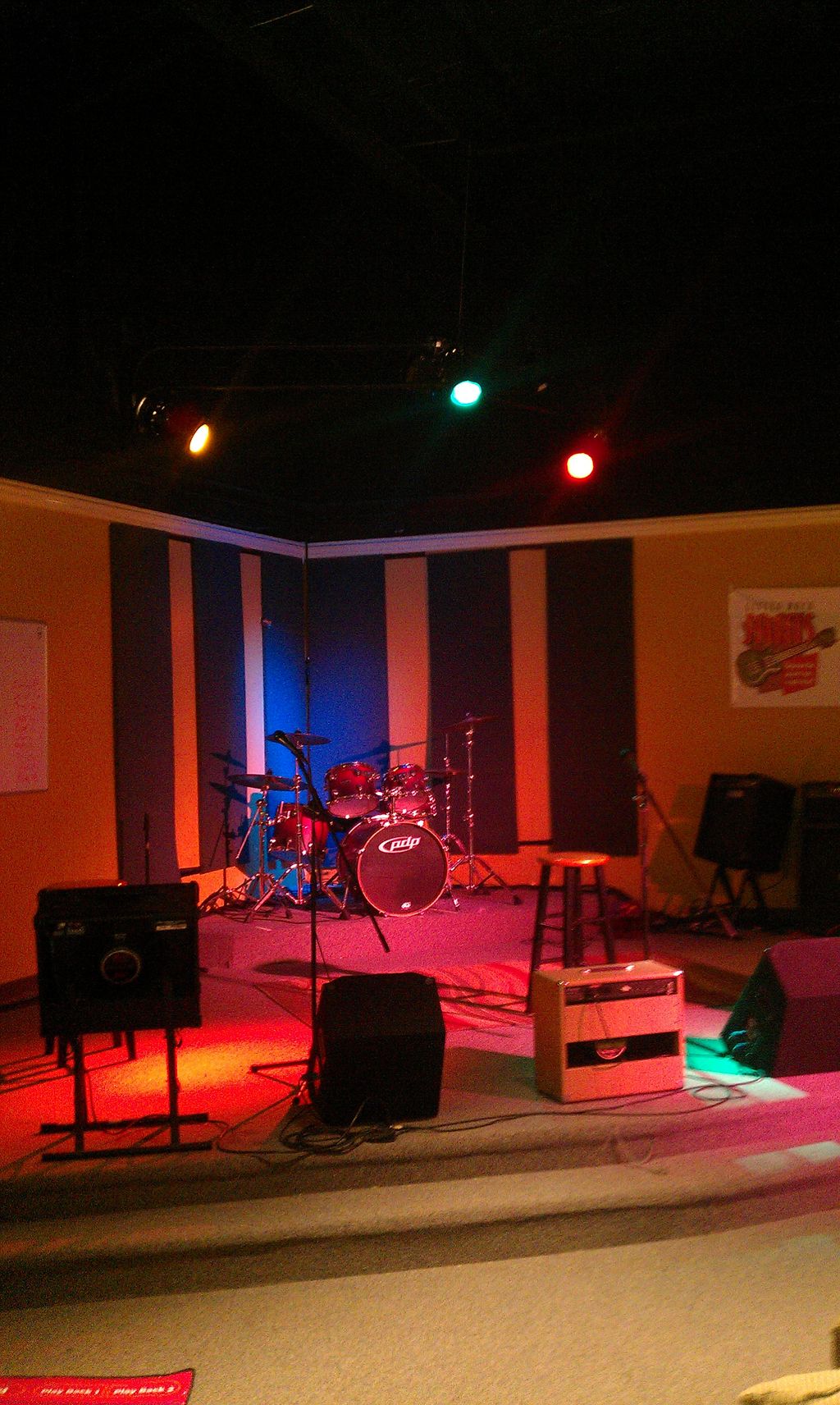 Studio jam room