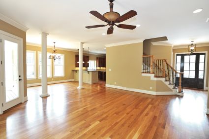 Beautiful new hardwood floors.