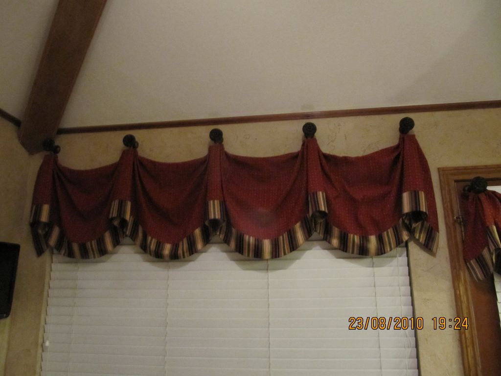 Custom Medallion window treatment