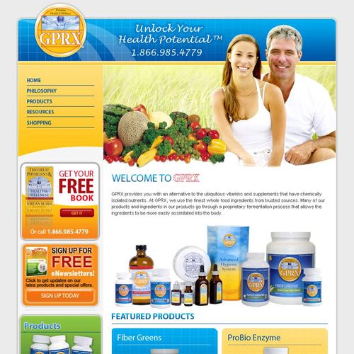 Nutritional Supplements Website