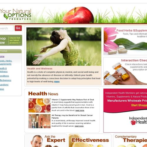 Nutritional Supplements Website
