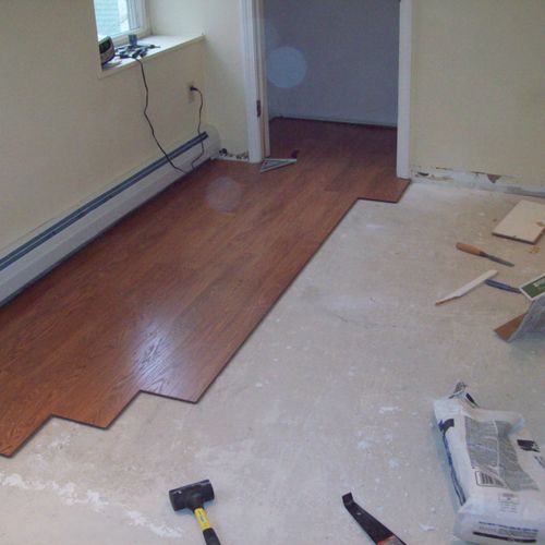 We do all types of Flooring installs