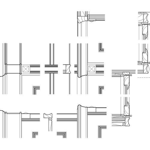 Detail Drawing of custom cabinetry