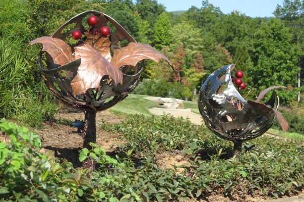 Sculptures created for  the North Carolina Arboret