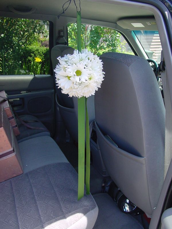 Kissing ball for flower girl
