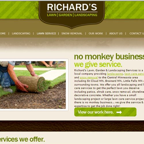Website design and seo. This company wanted to get