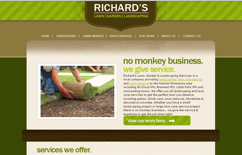 Website design and seo. This company wanted to get