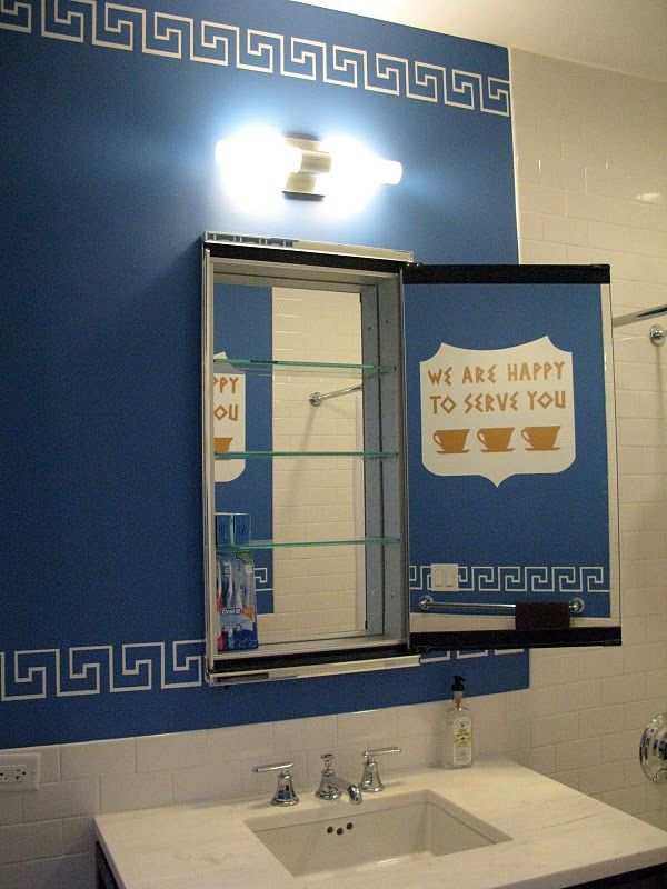 painted anthora coffee cup walls for a very creati