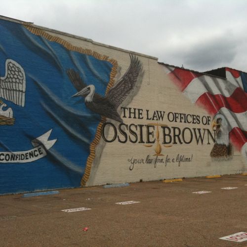City wall mural for law firm in baton rouge