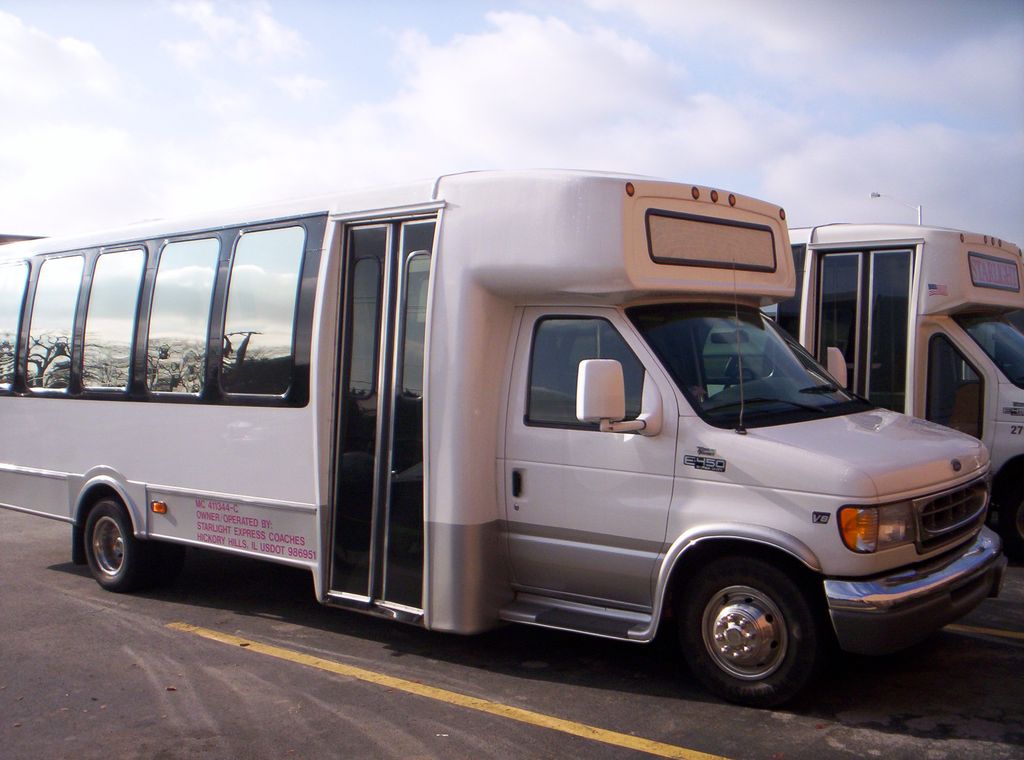 Exterior of 24-32 Passenger Mini Coach