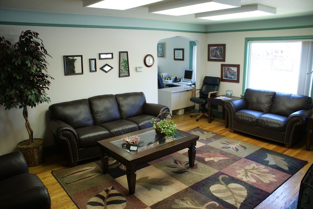 Our reception area