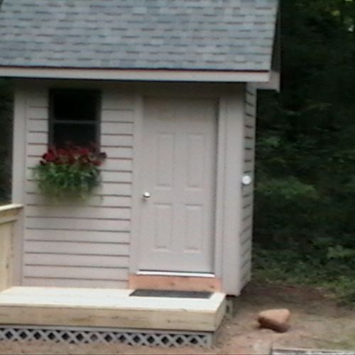 custom built garden shed