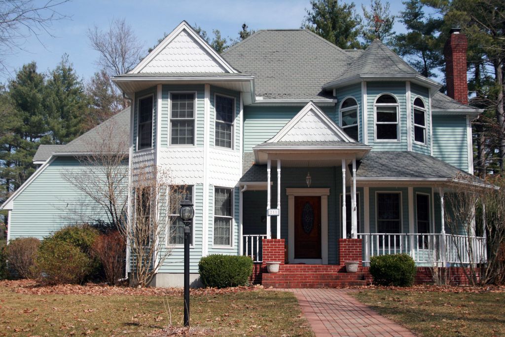 A house on Wildflower Ave. in Amherst, MA that was