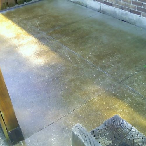 This is a customers patio that was in need of a go