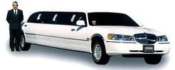 White Stretch Limousine