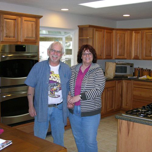New Kitchen with Another Happy Customer