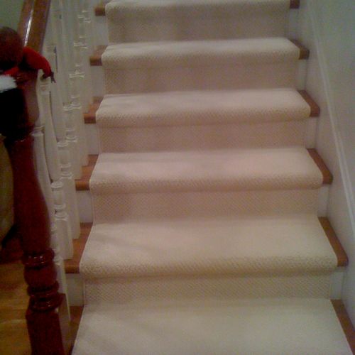 custom carpet stairway