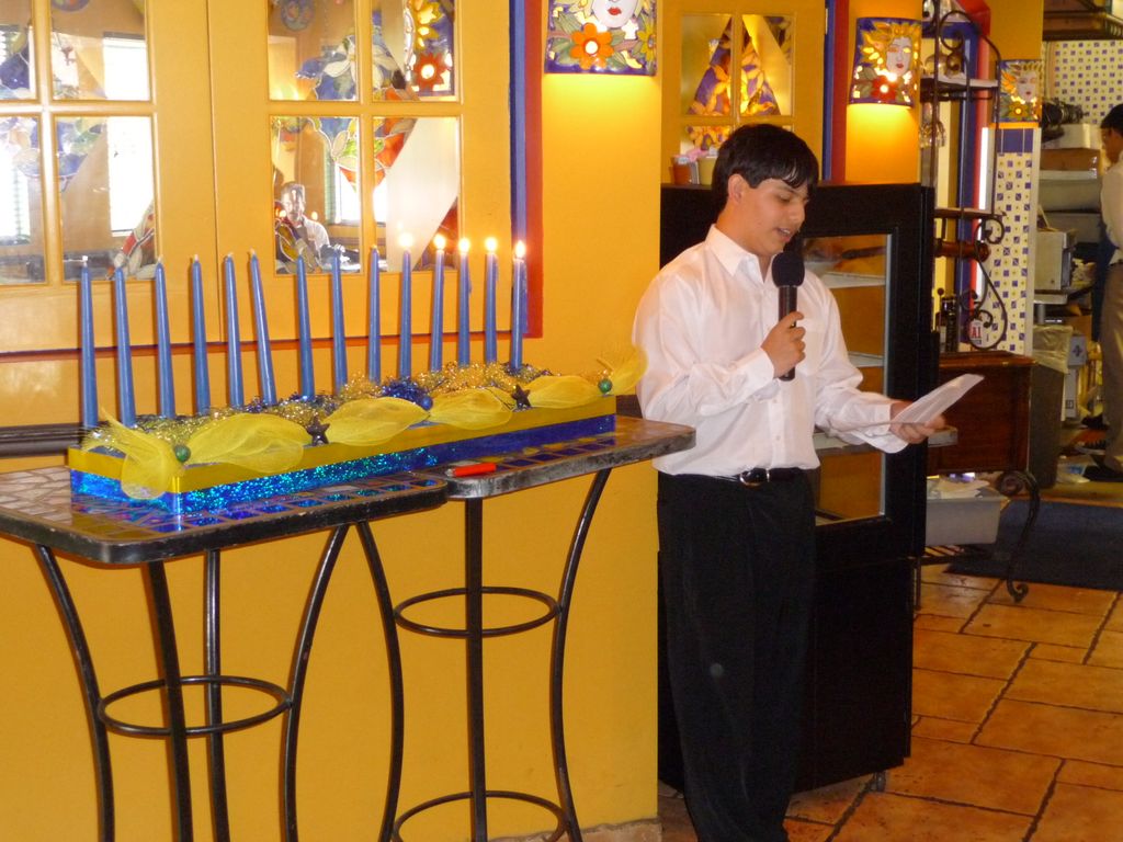 Bar Mitzvah Candle Lighting