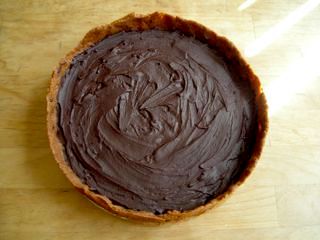 Chocolate Silk Pie with Nut Crust