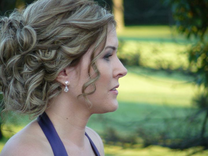 This is an updo I did for a wedding in September. 