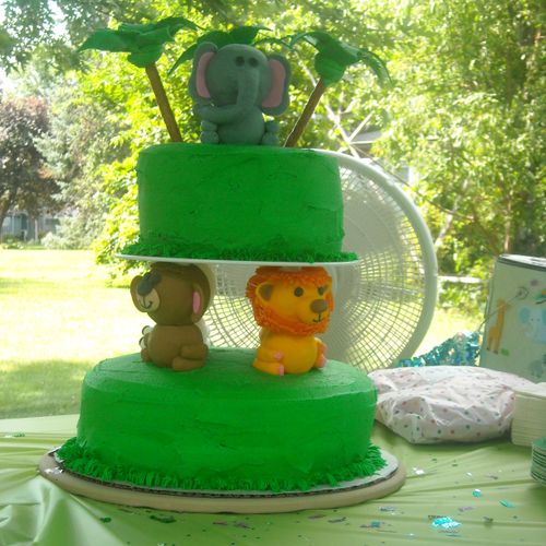 Jungle Babies cake