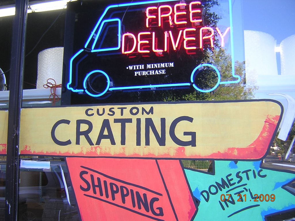 The Box depot Store front on Fairfax Ave.