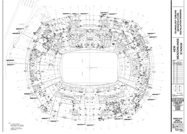 Telecommunications Data Drafting for Giants Stadiu