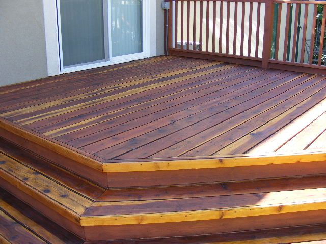Redwood Deck after Cottonwood Custom