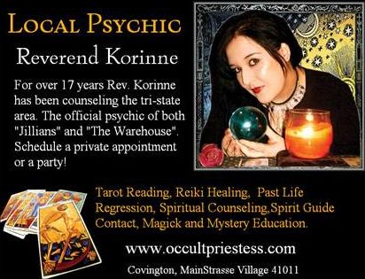 Reverend Korinne is here for YOU- today and tomorr