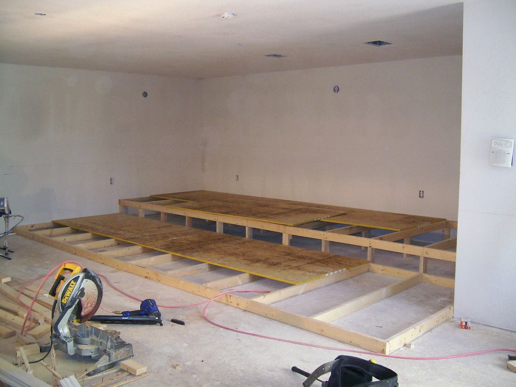 Media room under construction
