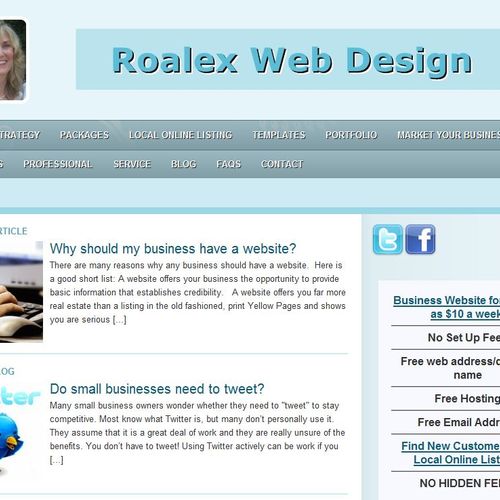 Roalex Web Design - Simple Websites for Small Busi