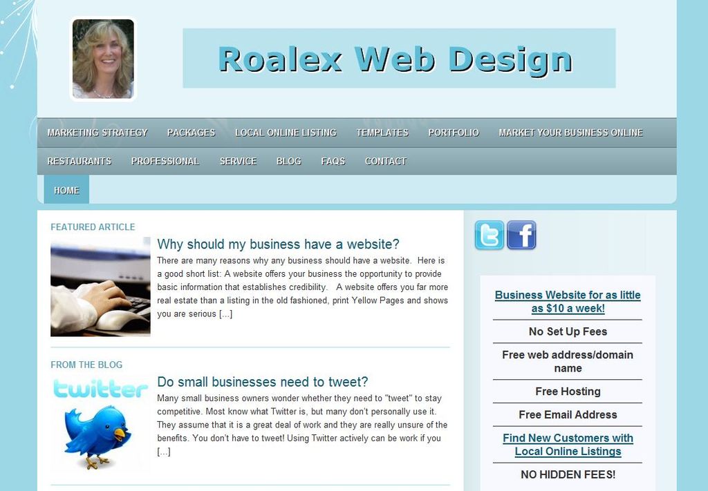 Roalex Web Design - Simple Websites for Small Busi