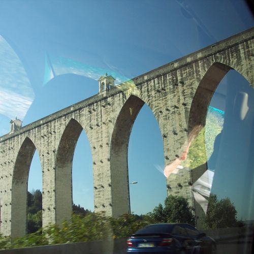 Lisbon, Portugal aquaducts.