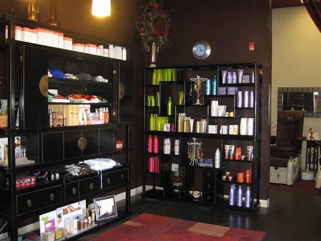 Retail area: we sell Alfaparf Milano hair products