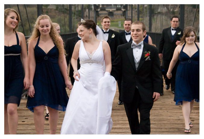 Wedding Party Walk