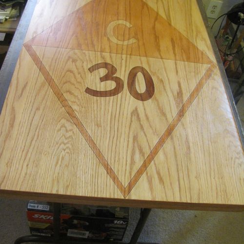 Folding table I made for a sailboat in New York.