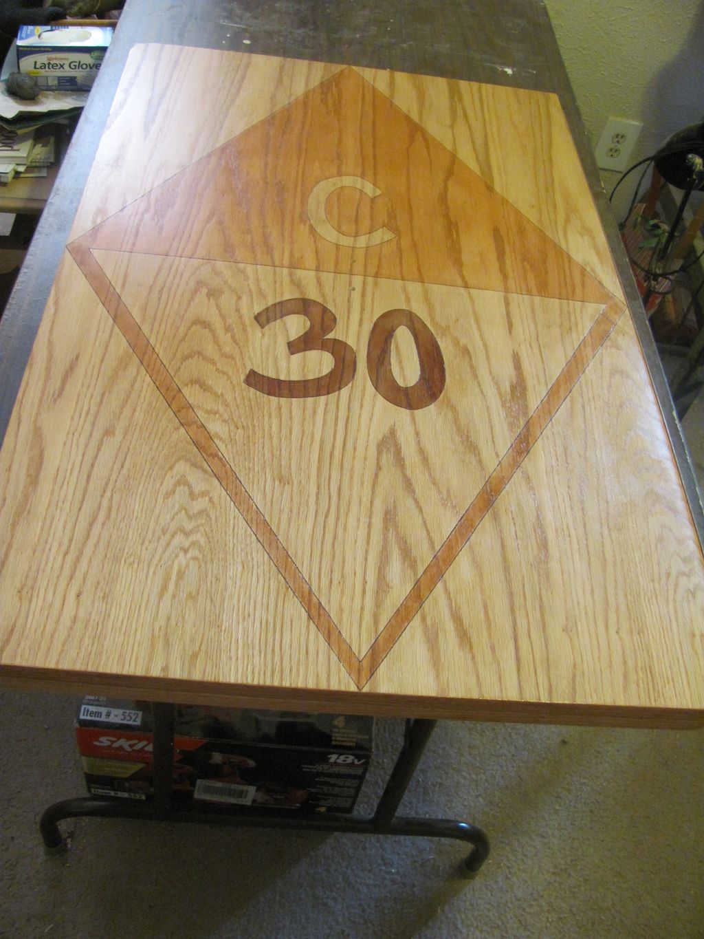 Folding table I made for a sailboat in New York.
