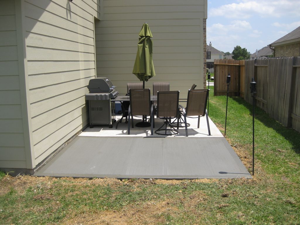 We do small add ons to patios and driveways as wel