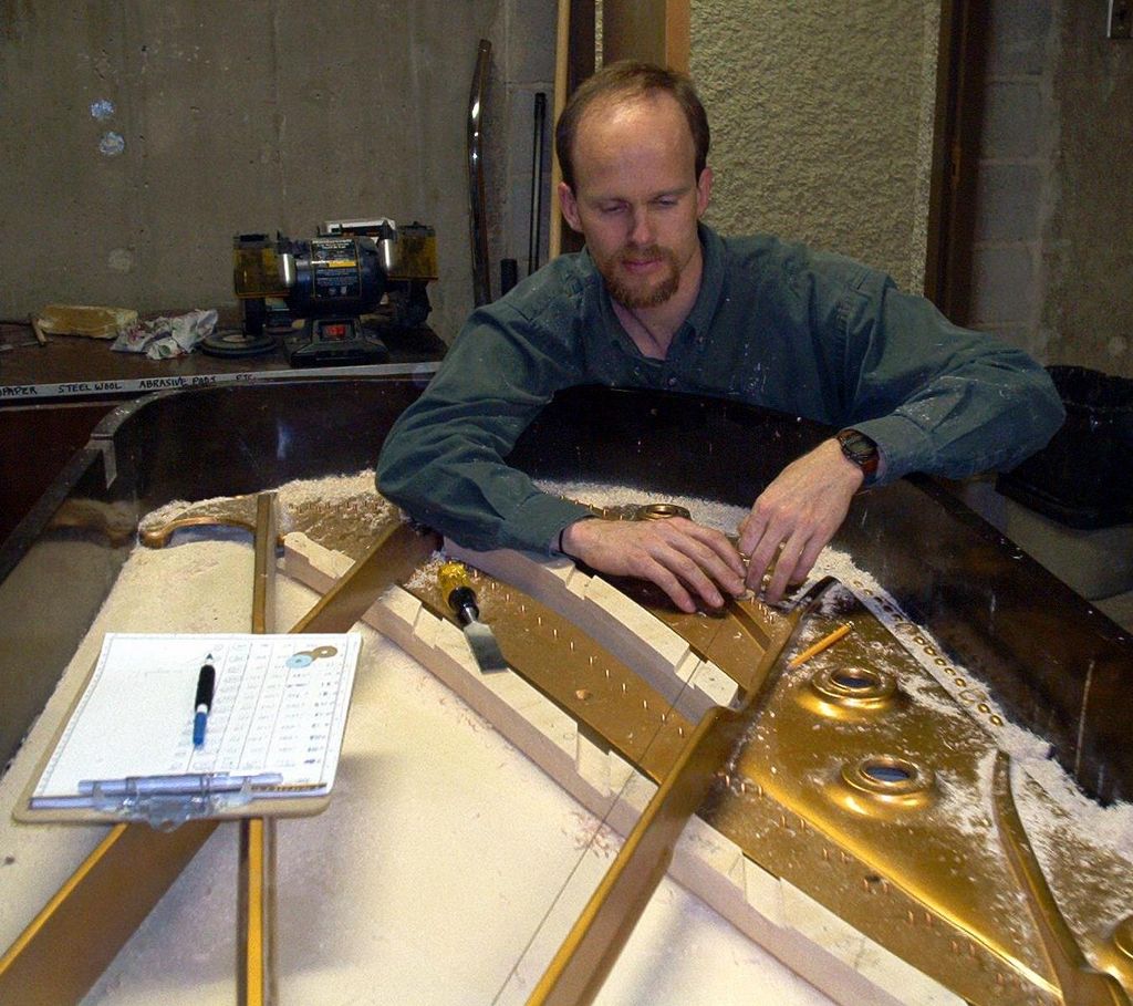 This 7 foot grand has just had a new soundboard in