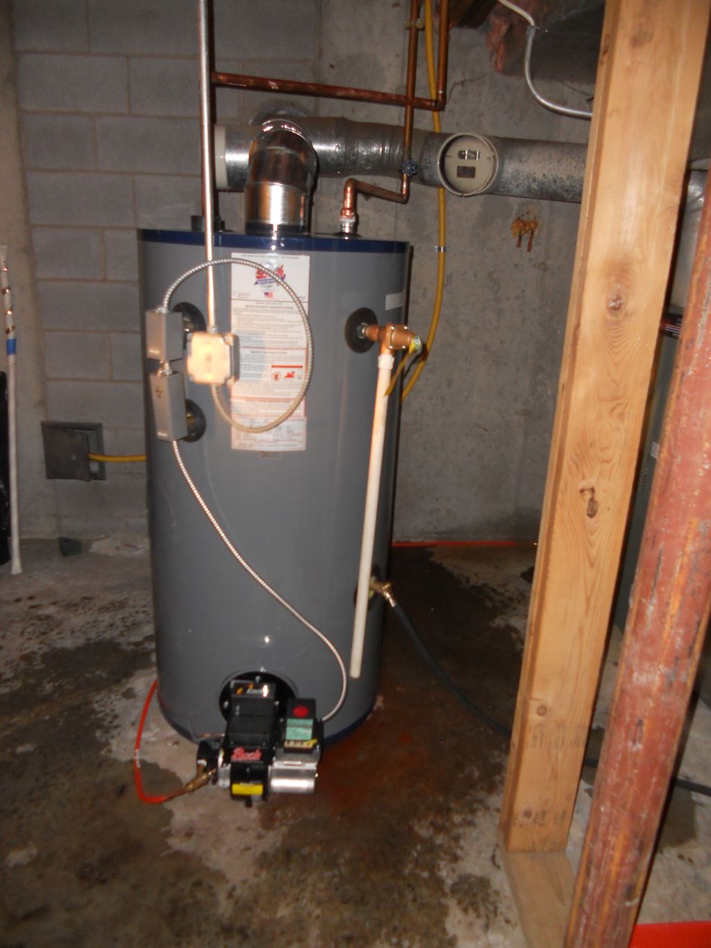 50gallon 51es (short) Bock oil fired water heater.