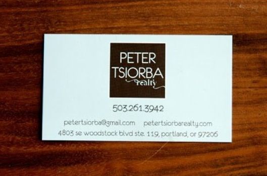 peter tsiorba realty : identity design