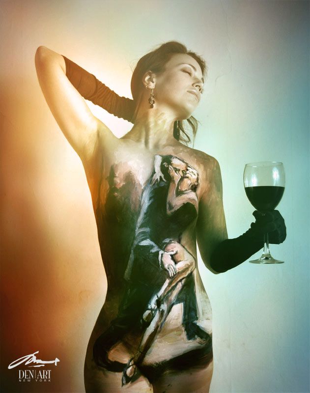 Tango body painting