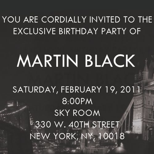2011-02-19 Client Birthday Party Invitation - Desi