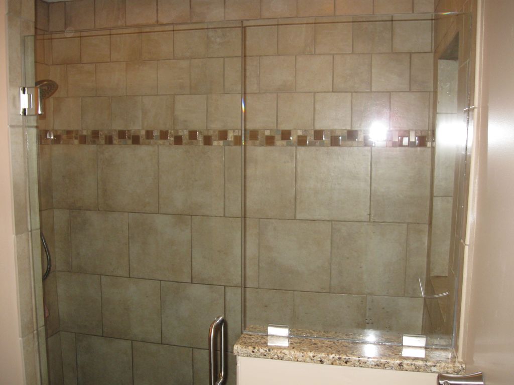 New finished shower