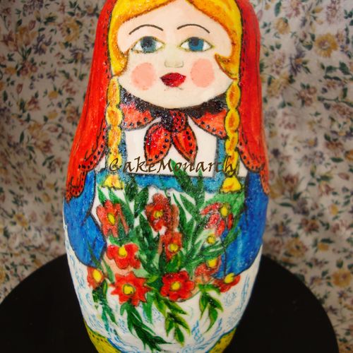 Russian Doll Cake

This cake is Vanilla flavor wit