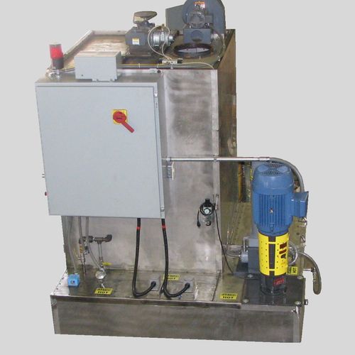 High Pressure Solventless Mask Washer Side View
