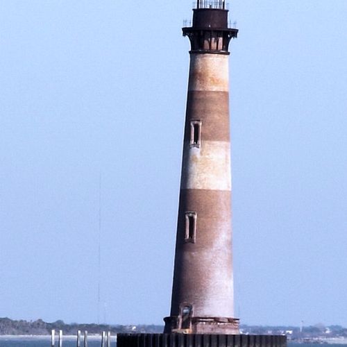 Scenic (Morris Lighthouse on Folly Beach, South Ca