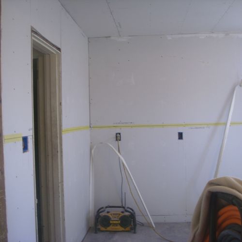 Drywall hanging and finish