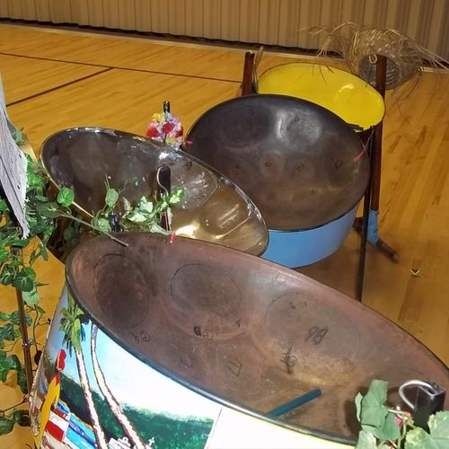 many different steel drum i play,from lead steel d