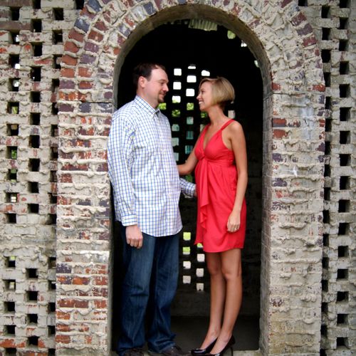 Brett & Nicole, engagement photo @ Huntington Beac